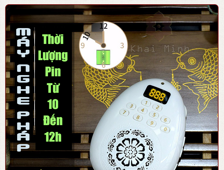 Máy Nghe Pháp Niệm Phật Tụng Kinh Giọt Nước