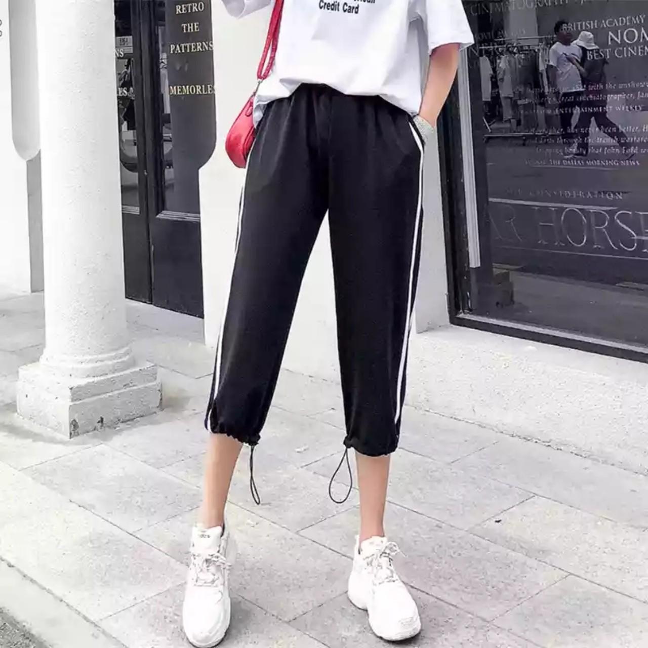 Quần jogger nữ có bo dây rút chất vải siêu mịn ciin fashion