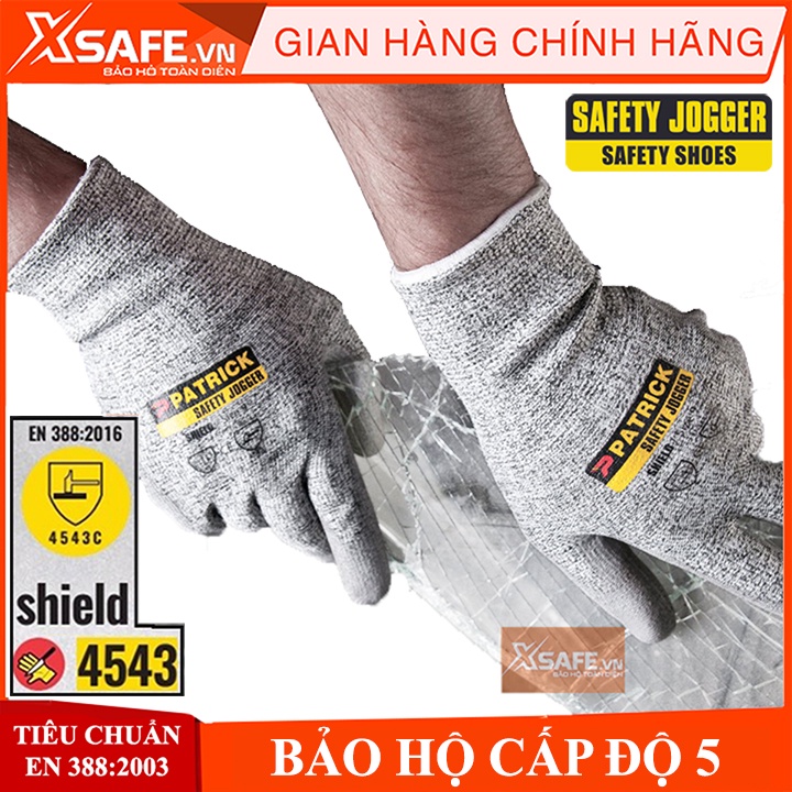 Găng tay bảo hộ Jogger Shield - bao tay lao động cấp độ 5 tiêu chuẩn EN388 - chính hãng găng tay bảo hộ lao động
