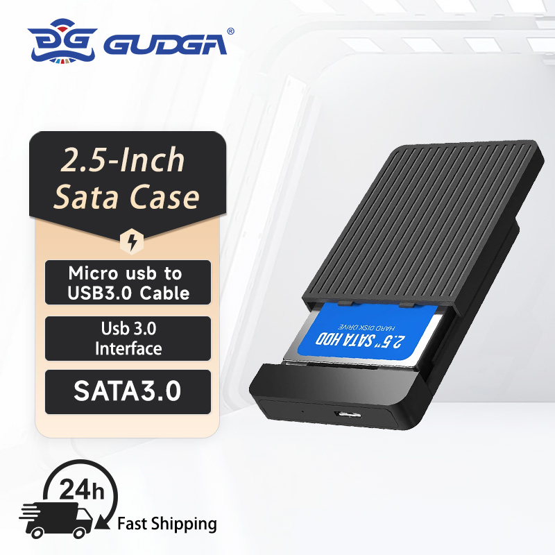 Gudga vỏ ngoài 2.5inch vỏ đựng ổ ssd hd hộp di động usb3.0 gắn ngoài vỏ bọc ổ cứng sata sang đĩa cứng usb cho ổ ssd 7mm/9.5mm