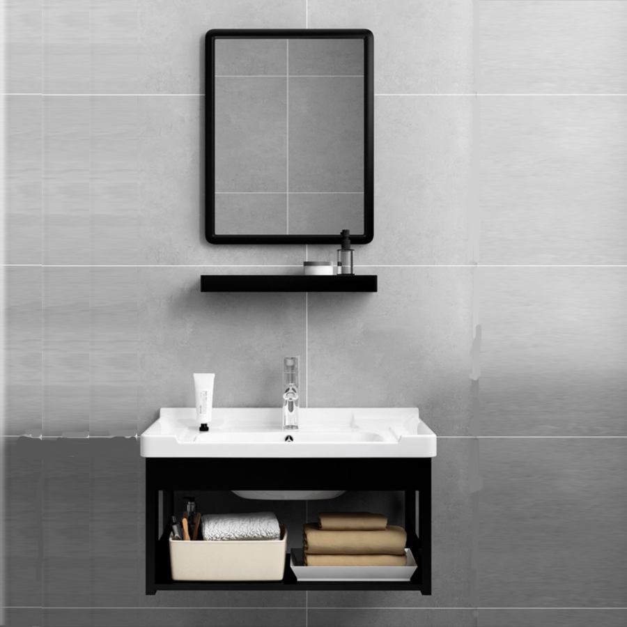 Lavabo Tủ Nhôm nhà tắm, lavabo tủ đen, tủ nhà tắm, tủ gương nhà tắm, tủ đựng đồ, tủ lavabo nhà tắm, tủ giá rẻ
