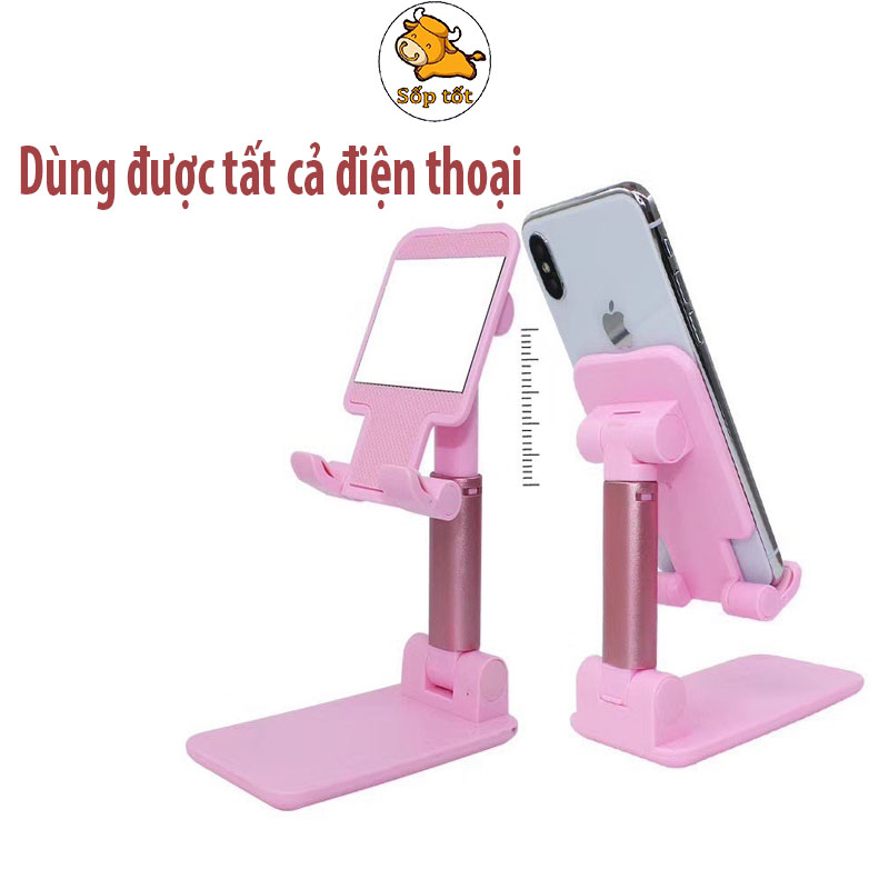 Giá đỡ điện thoại đa năng gấp gọn để bàn giúp xem phim, học online, live tream tiện ích GD151