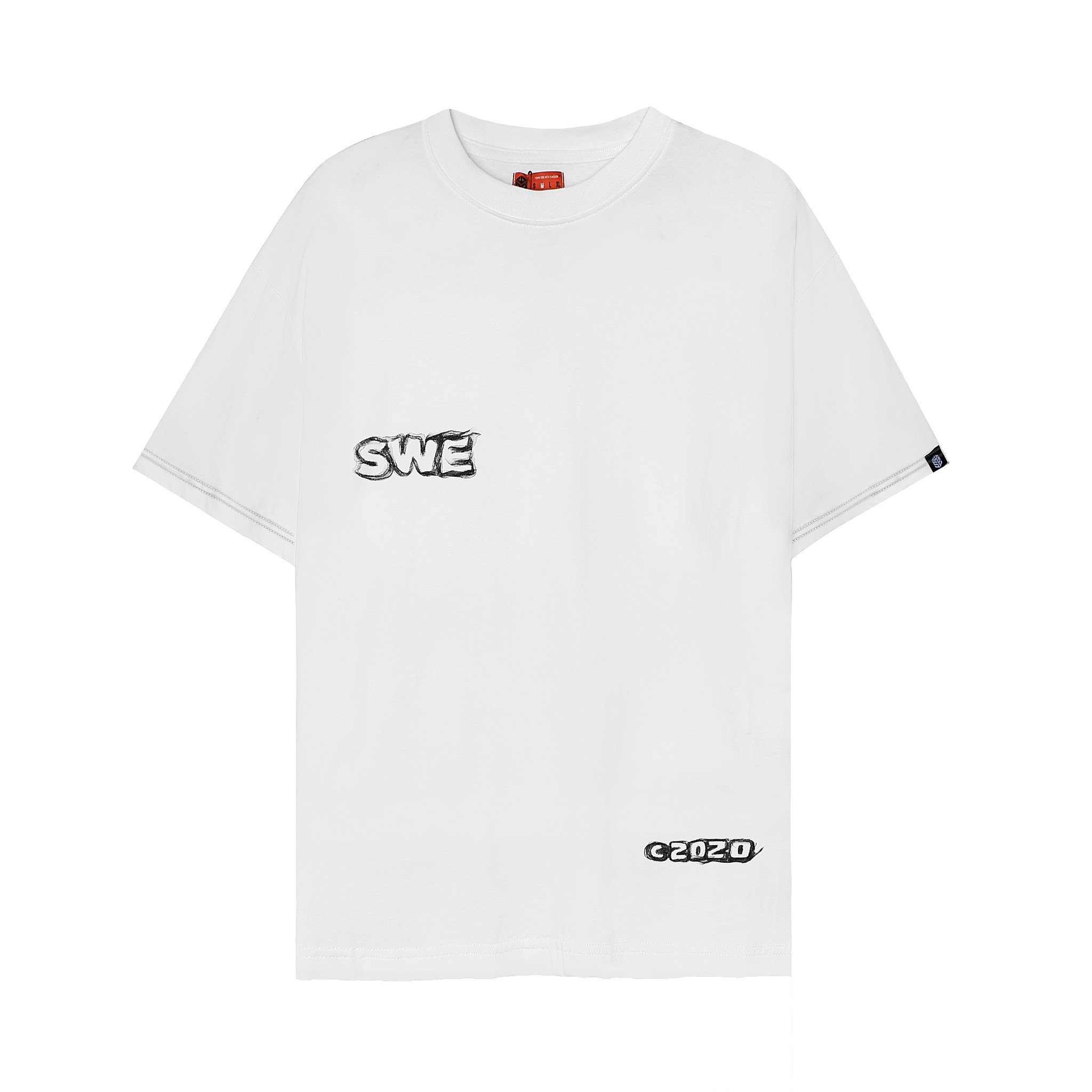 Áo thun nữ SWE CUBE SMOKE TEE - Black 100% cotton chính hãng