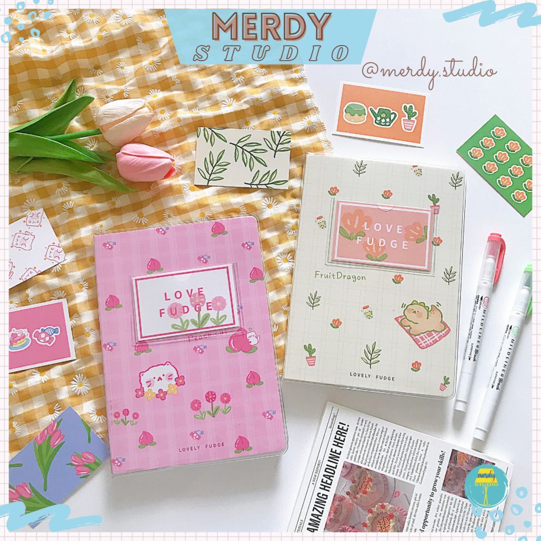 Sổ tay Note For ruột grid ô vuông bìa hoạt hình cute 160 trang