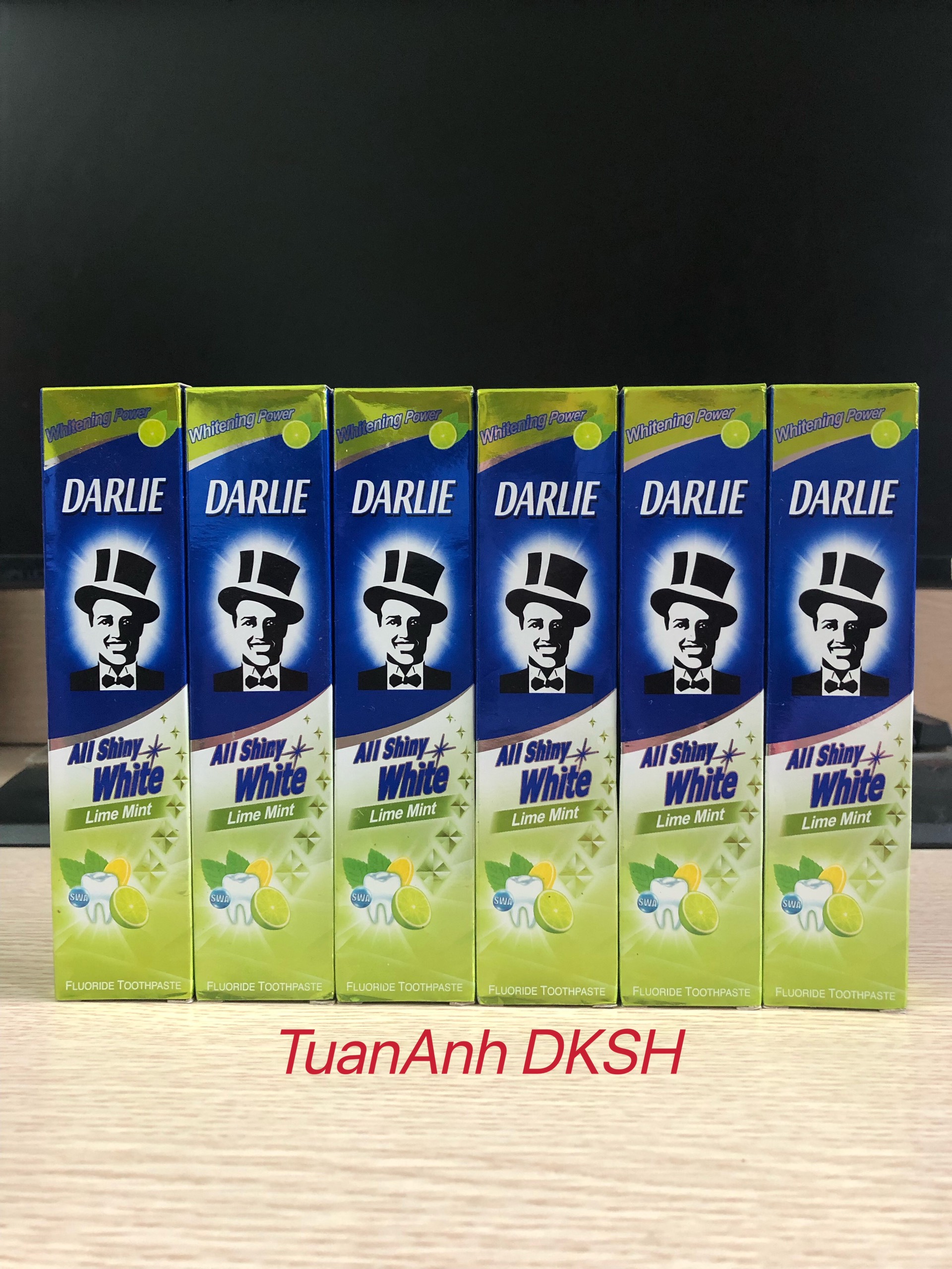 Kem Đánh Răng Darlie Trắng Sáng Chanh Bạc Hà 40G. Hàng chính hãng DKSH Việt Nam.