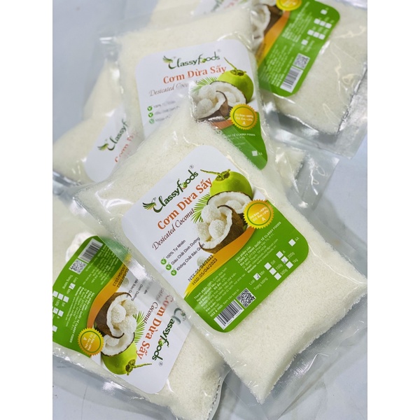 Cơm dừa sấy mịn classy foods 200gram / 500gram