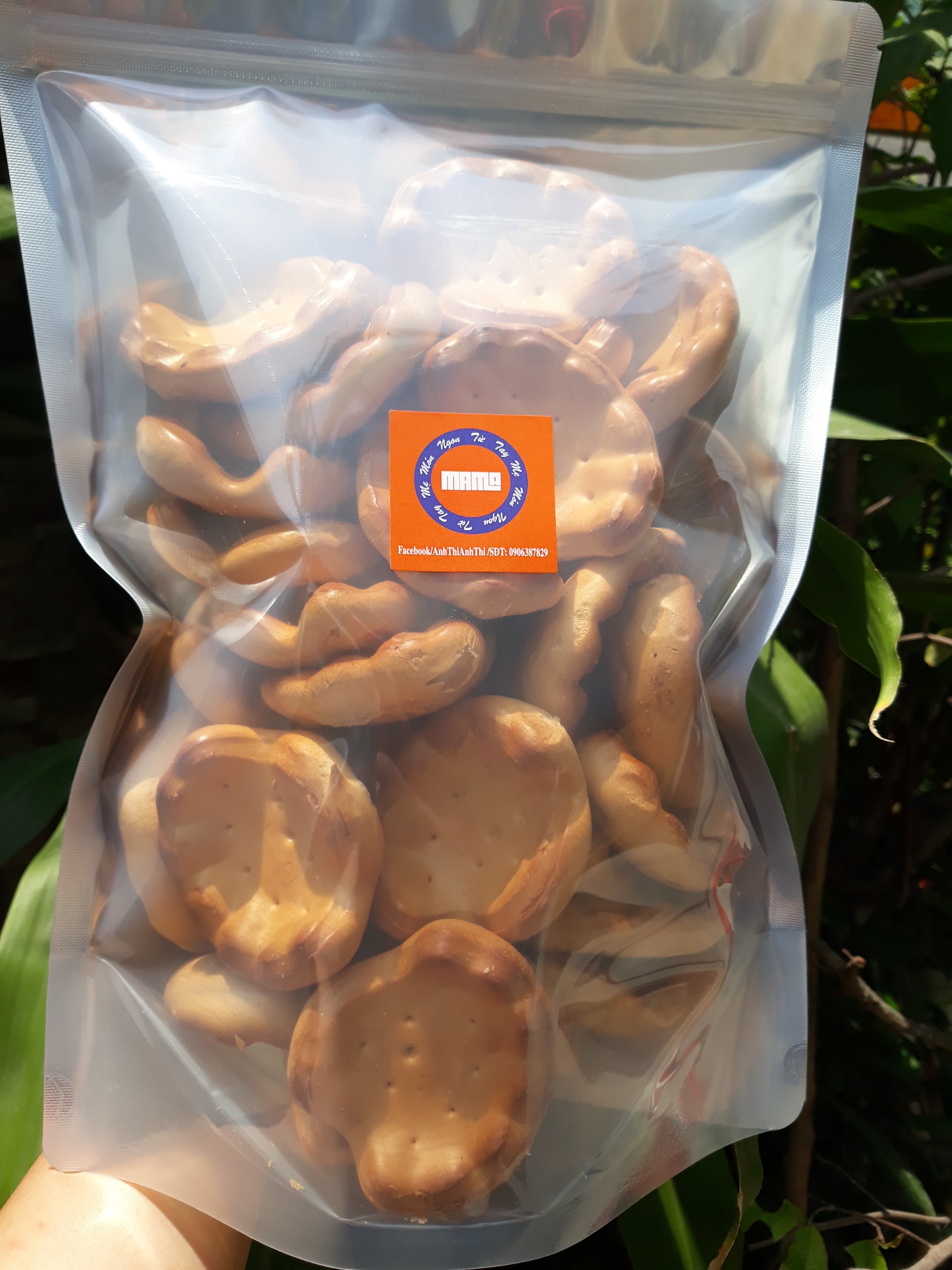 [HCM]Gói 500gr Bánh tay cùi (tay quạt) giòn bùi thơm ngon - Food by Mama