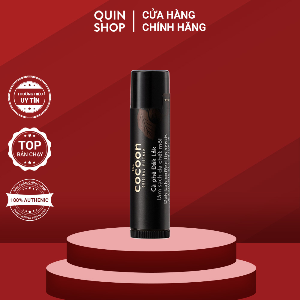 Tẩy da chết môi the cocoon dak lak coffee lip scrub