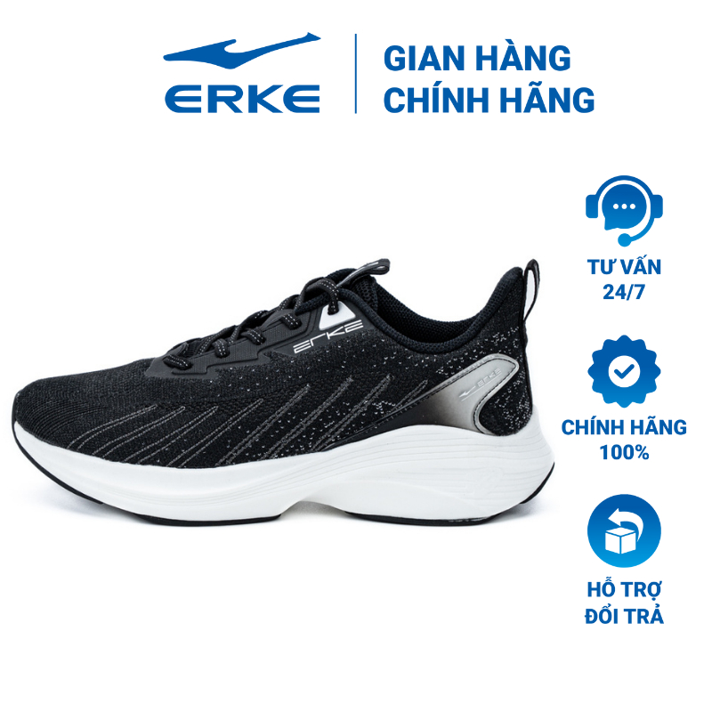 Giày chạy bộ nữ erke giày thể thao nữ siêu nhẹ, thoáng khí 12122303398