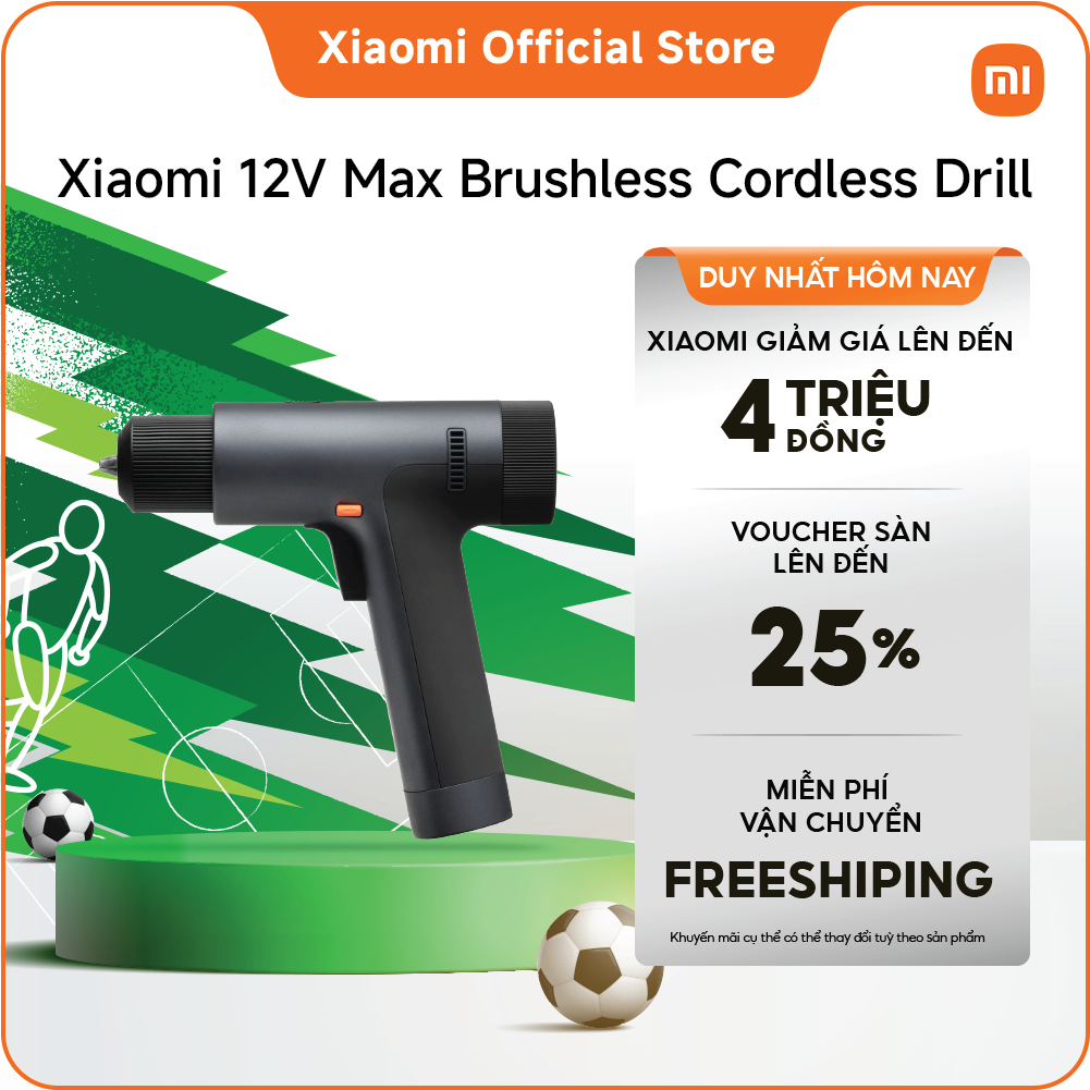 Máy bắn vít cầm tay Xiaomi 12V Max Brushless Cordless Drill