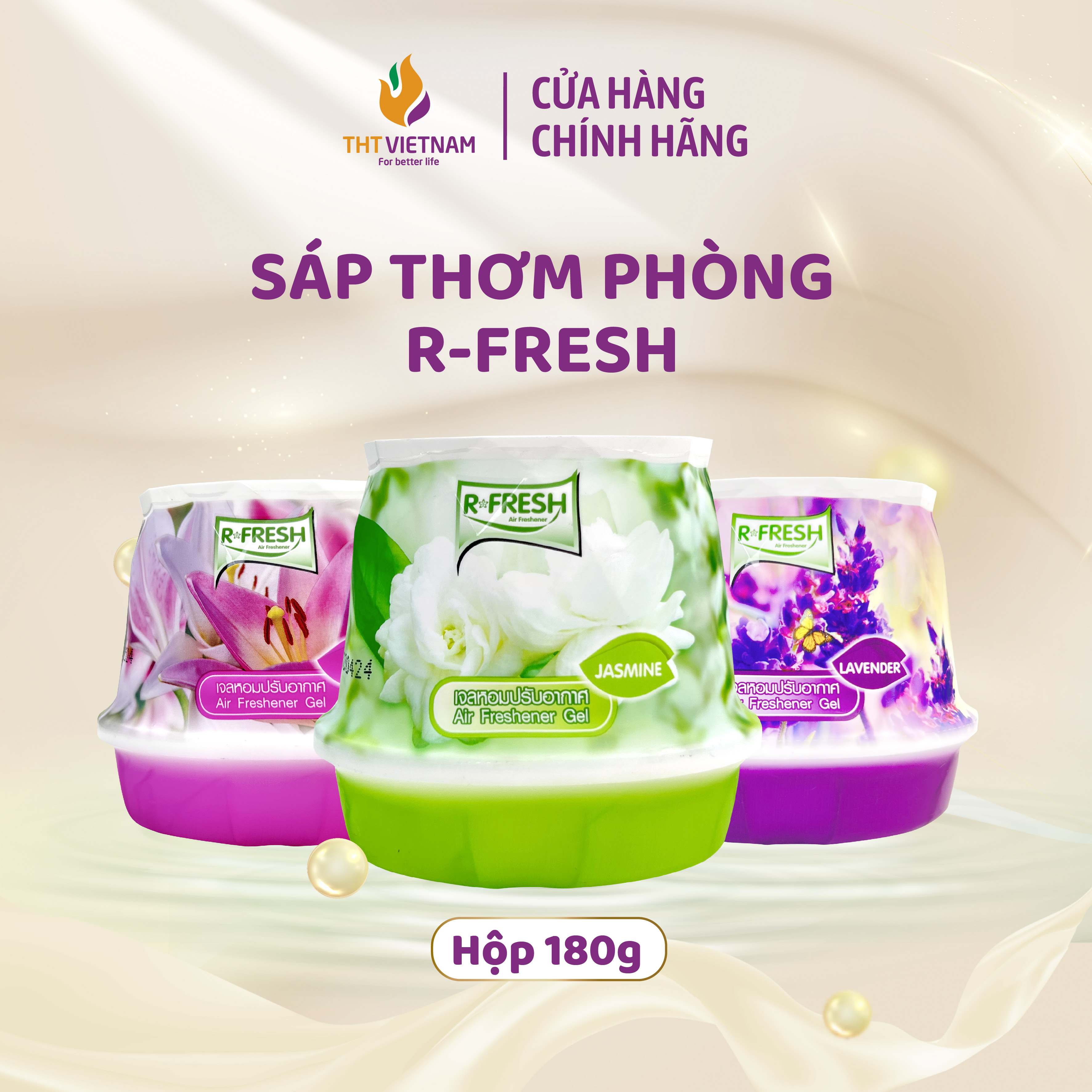 Sáp thơm phòng R- Fresh khử mùi hiệu quả