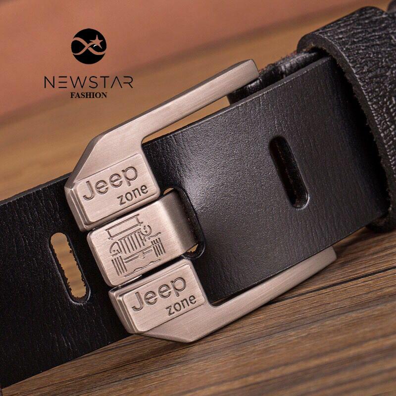 Thắt lưng dây nịt nam Jeep Zero da bò THẬT 100% . Đồ Da Kingshop Bảo hành 3 năm ( Tặng đinh đục lỗ tiện lợi)