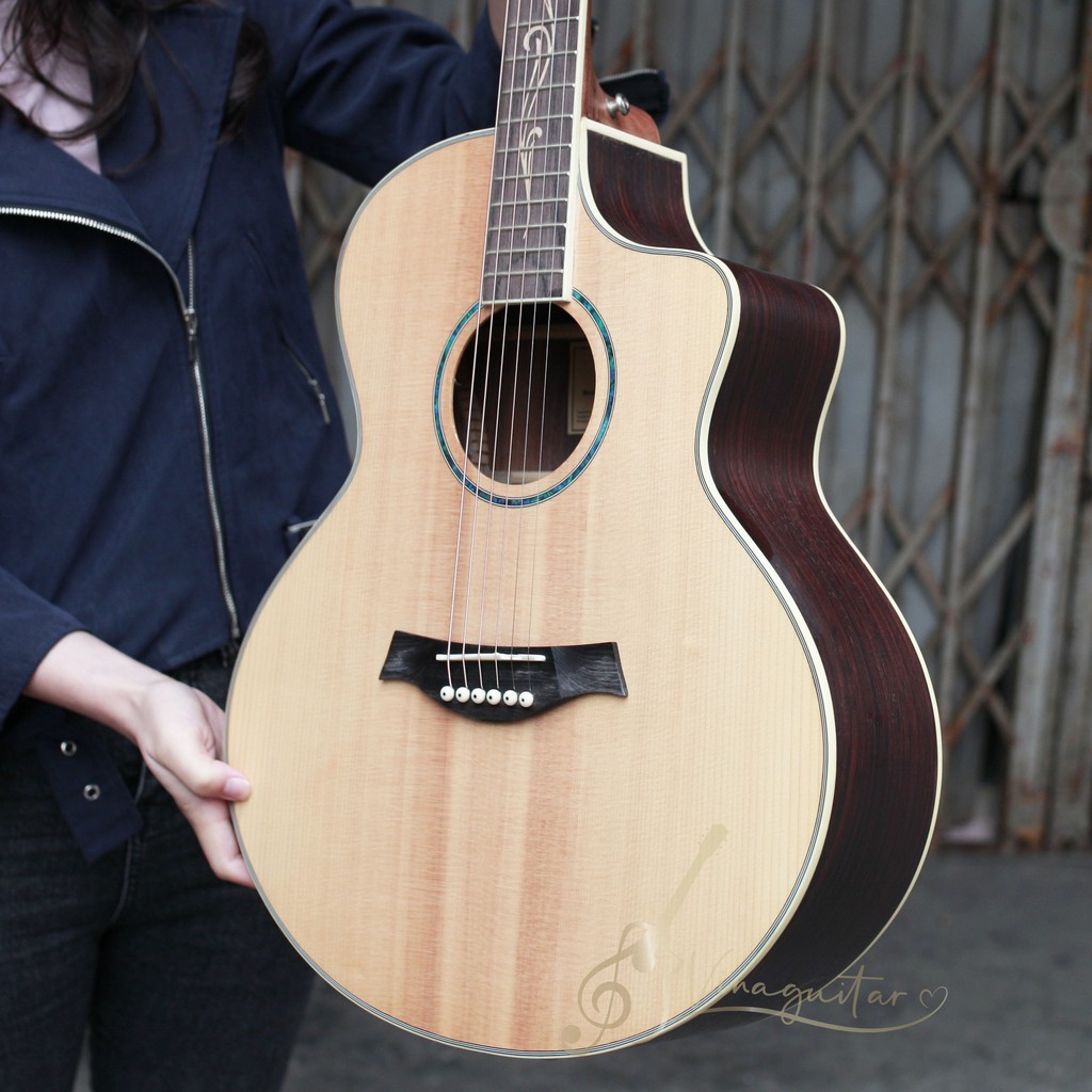 Đàn guitar acoustic vg-tr270 gỗ cẩm - vinaguitar phân phối chính hãng