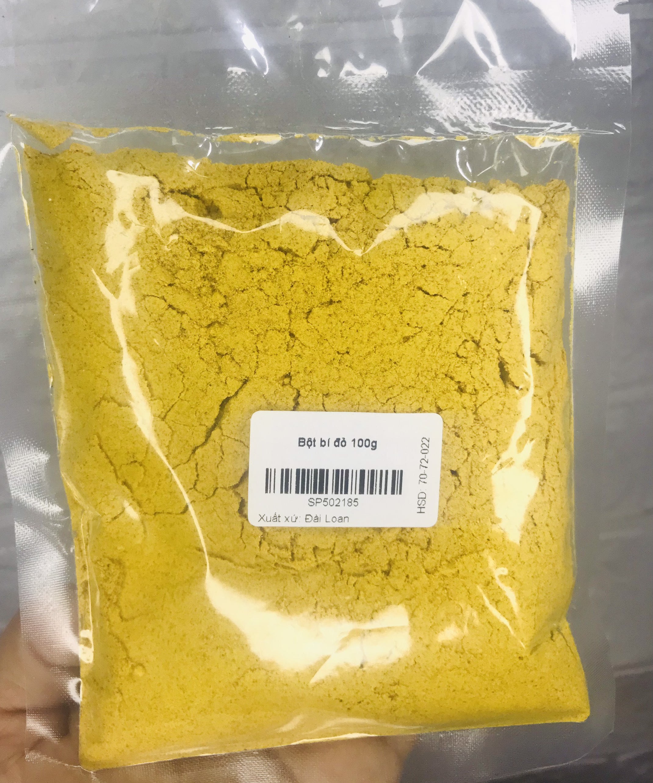 Bột bí đỏ nguyên chất 50g