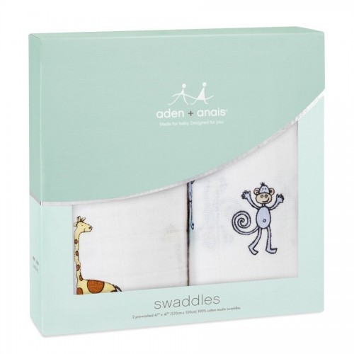 [HCM]Khăn tắm sợi tre cao cấp ADEN ANAIS (hộp 2 chiếc) 120cm x 120cm