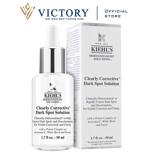 Tinh Chất Kiehl’s Clearly Corrective Dark Spot Solution Giúp Trắng Da Mờ Thâm dung tích 15ml