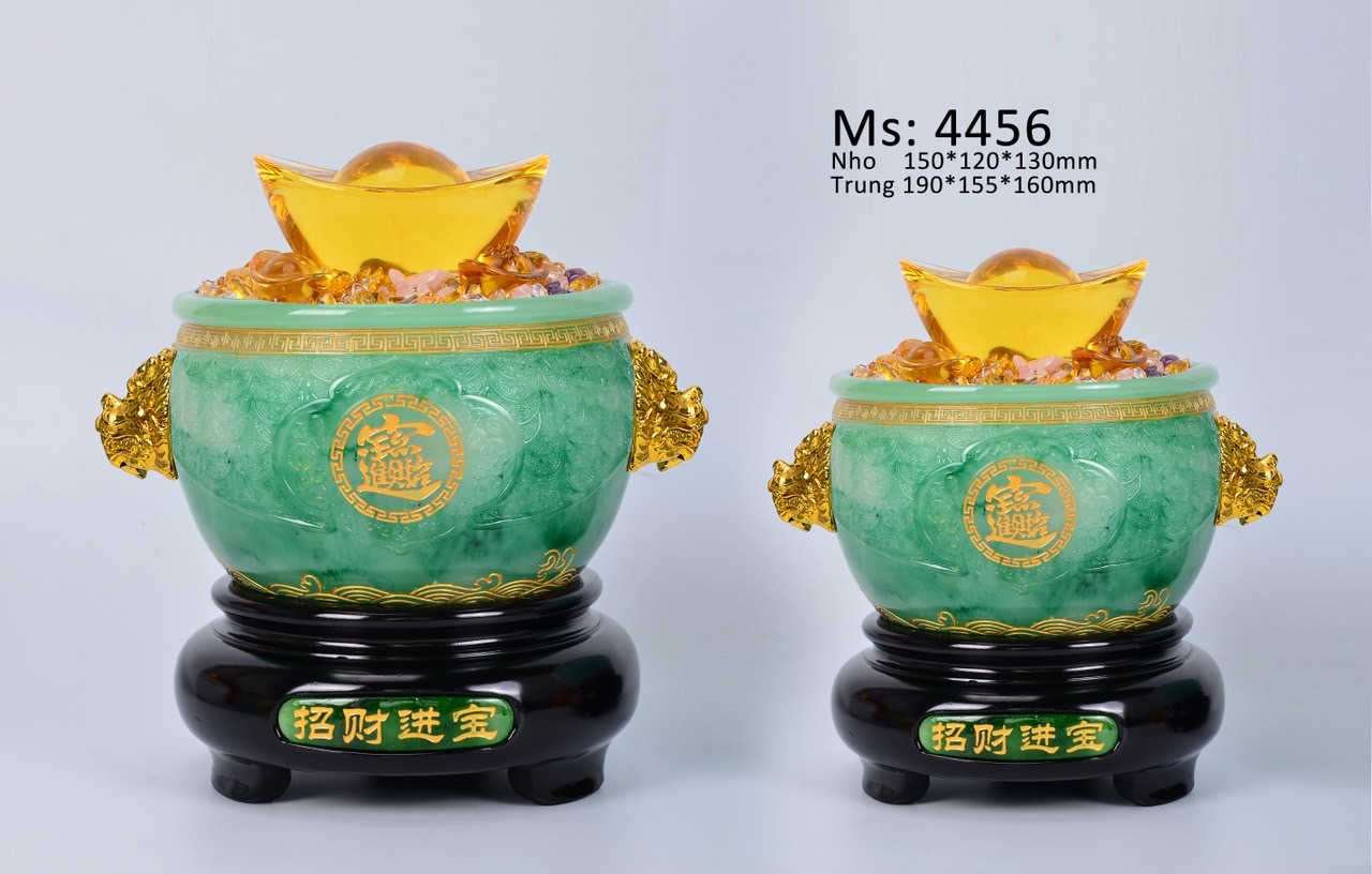 Bát tụ bảo phong thuỷ - tụ bảo bồn tài lộc - chậu tài lộc chiêu tài cao cấp