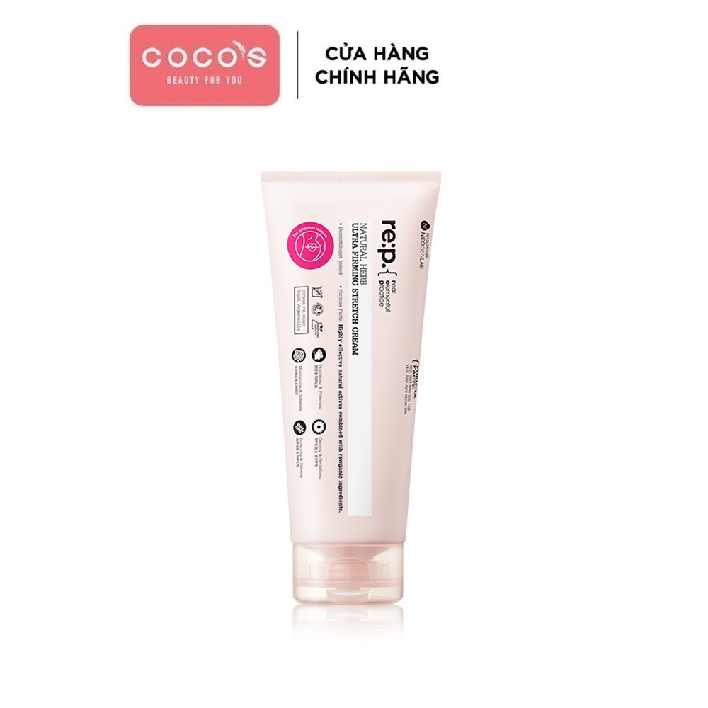 Kem giảm rạn da re:p làm săn chắc và mờ sẹo 200ml natural herb ultra firming stretch cream