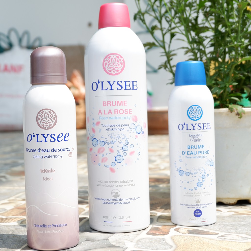 Xịt khoáng dưỡng da tinh khiết o’lysee pháp 150ml/400ml - s+ care