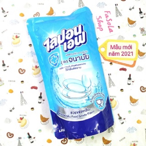 Nước Rửa Chén Bát Không Mùi Lipon 550Ml-1 Túi *550Ml