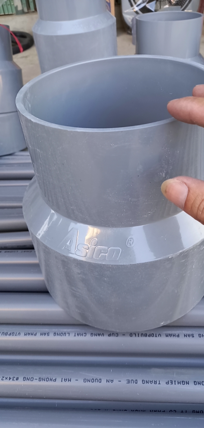 Côn thu,măng sông giảm 200/160/140/110/90 . côn rhu phi 200 về 110 ,nối thu 140/110 nhựa pvc tiền phong