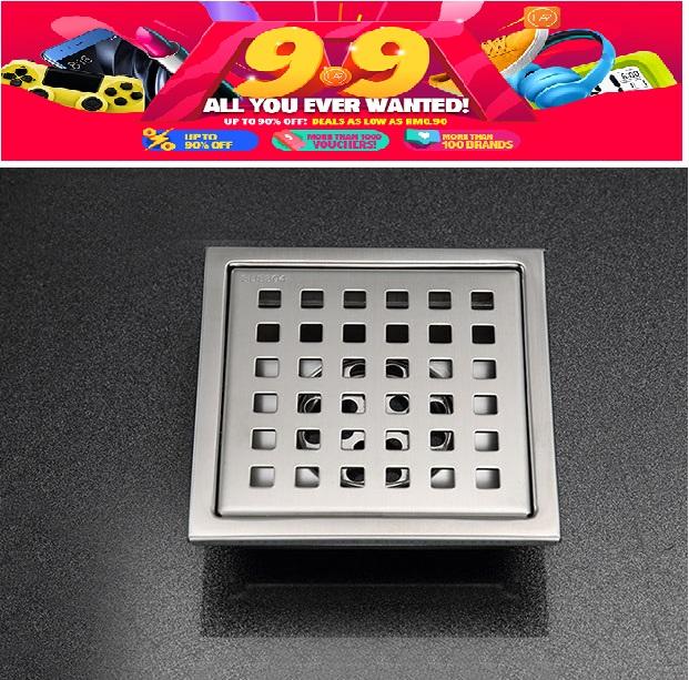 Phễu thoát sàn chống mùi hôi inox 11cm nx656