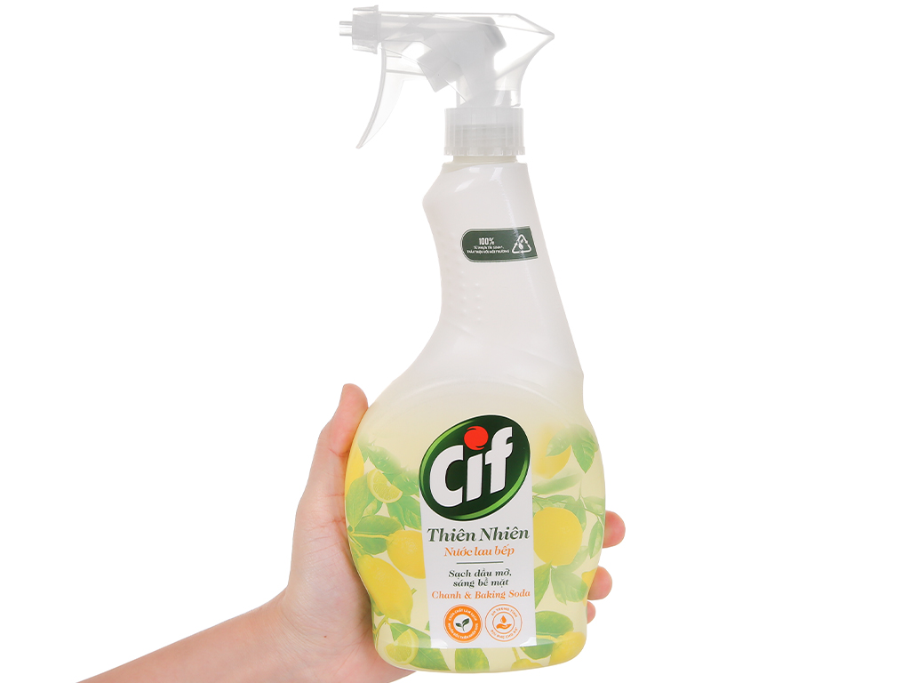 [HCM]Nước Lau bếp CIF Thiên Nhiên (520ml)