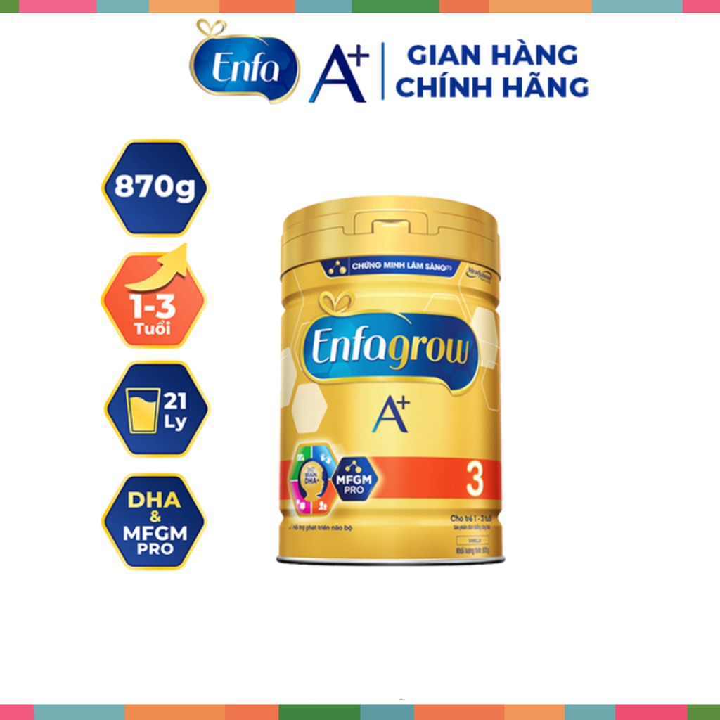 Sữa bột enfagrow a + 3 870g