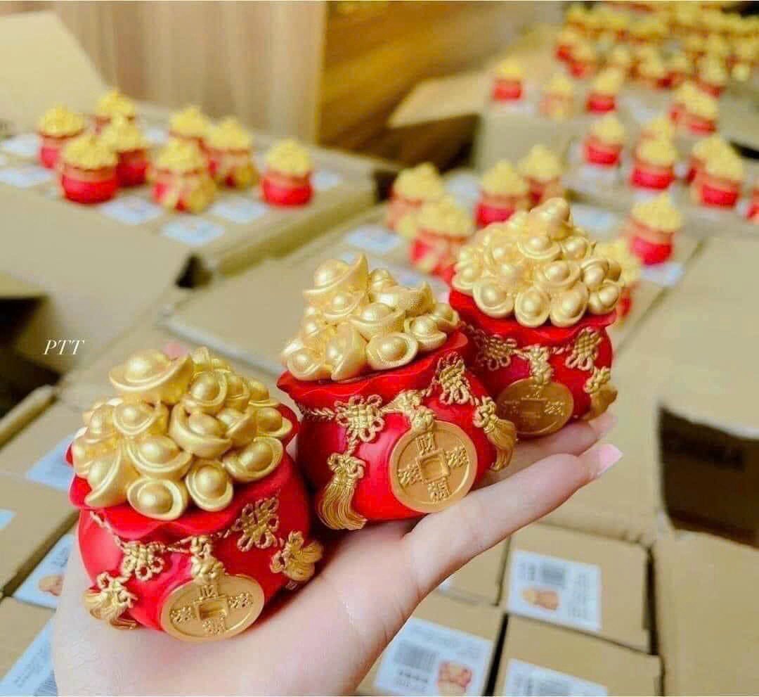 Hũ đựng muối gạo tài lộc