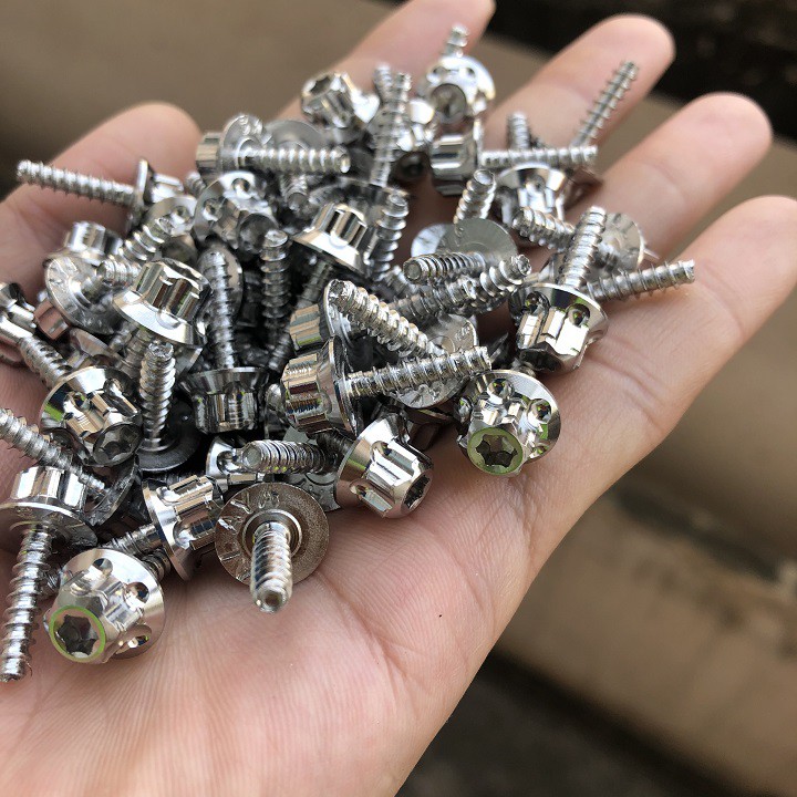 [HCM]Ốc inox xoắn [SALAYA VN] - [1 con] -  4li15 - [HỖ TRỢ SHIP + GIẢM GIÁ] - gắn dàn áo Ab/vario/click