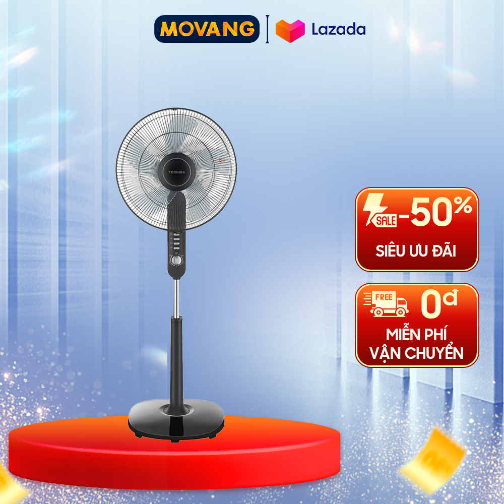 - quạt đứng toshiba f-lsa10vn - công suất 50w số cánh quạt: 5 cánh chế độ hẹn giờ