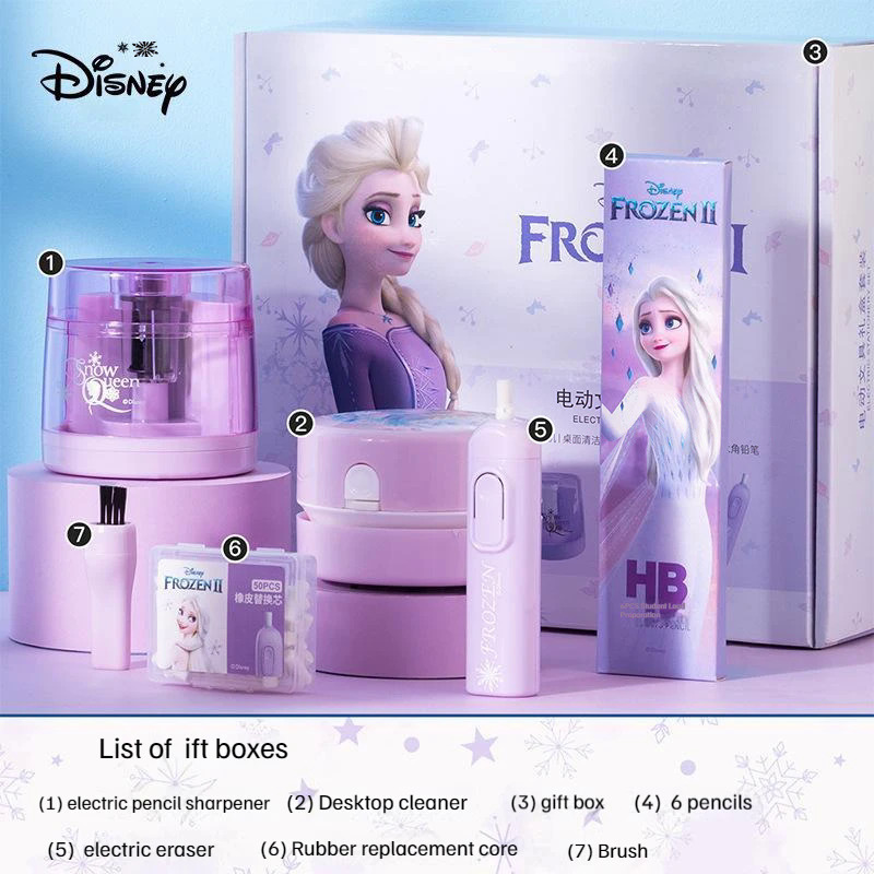 bút chì điện Mài Bộ Quà Tặng phim hoạt hình anime  sáng tạo trẻ em Hộp quà tặng lễ khai mạc giải thưởng