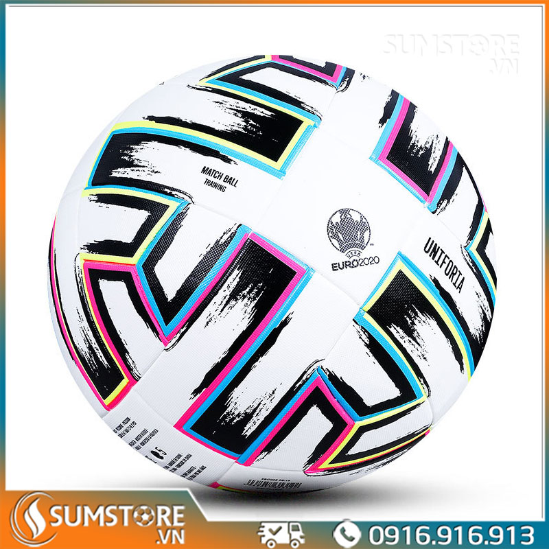 Quả Banh Bóng Đá Uniform Euro 2021 - Size 4 Và 5 - Quả Bóng Đá PU Đúc Nguyên Khối Cao Cấp