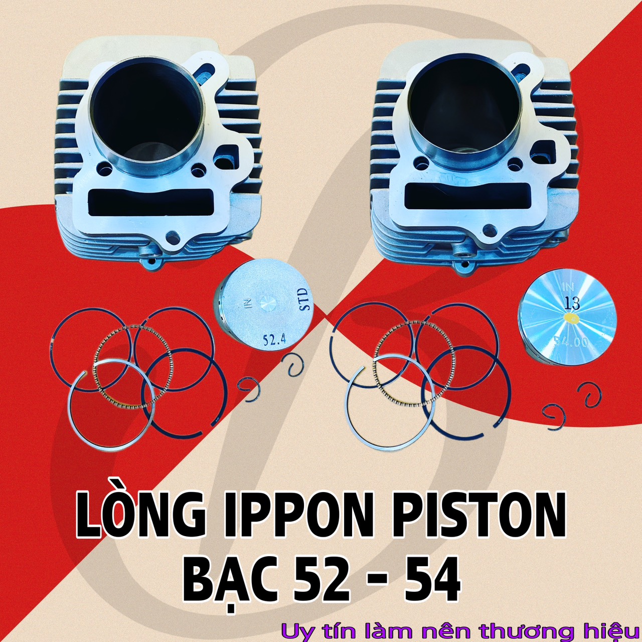 Lòng ippon 52 , 54 dài 78 dành cho wave / dream / 67/ cup/cd/cl
