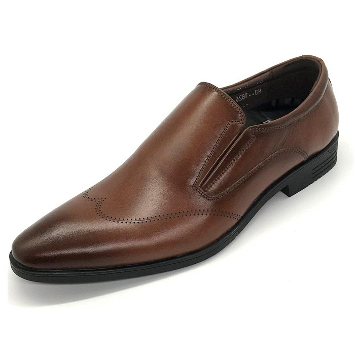 Giày lười nam da bò Giày Công Sở nam Giày tây nam Đẹp Thời trang Doanh nhân Kinh doanh Cao cấp Hàng Hiệu Giá rẻ Da Bò L-10 màu đen + nâu