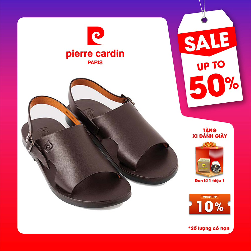 Sandal nam pierre cardin màu nâu pcmfwl 136