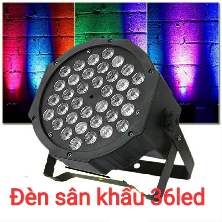 Đèn sân khấu Flat Par Light 36 Led cảm ứng âm thanh/ đèn led tran trí cảm ứng theo nhạc/ đèn led nhac sân khấu