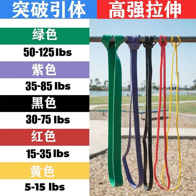 High efficiency Original Clearance pull-up booster belt elastic band long multi-functional fitness strength training resistance rope running tension