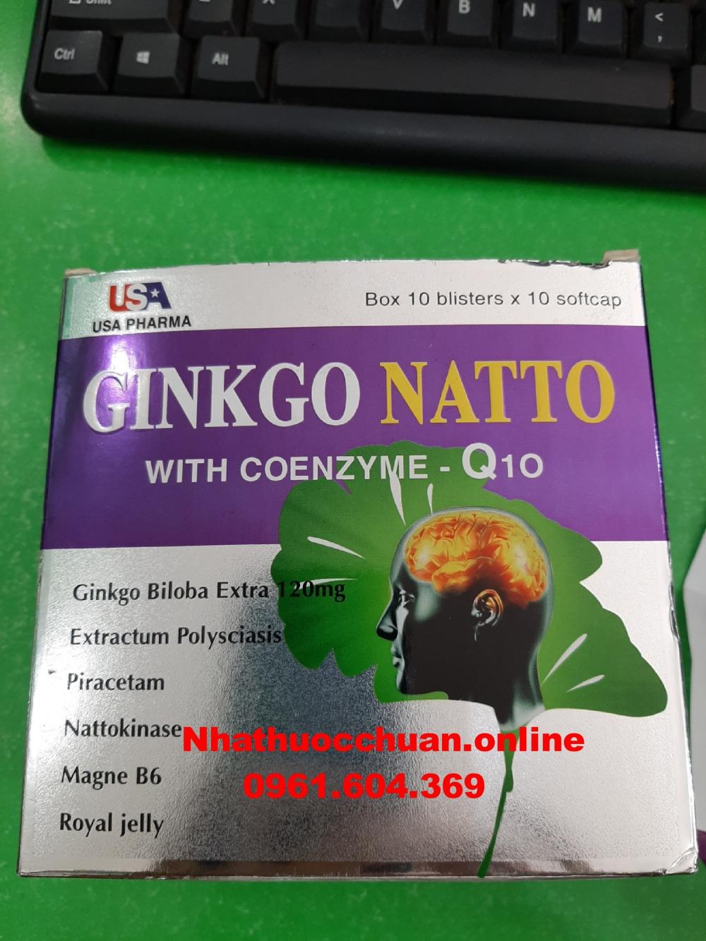 Ginkgo natto with coenzyme Q10