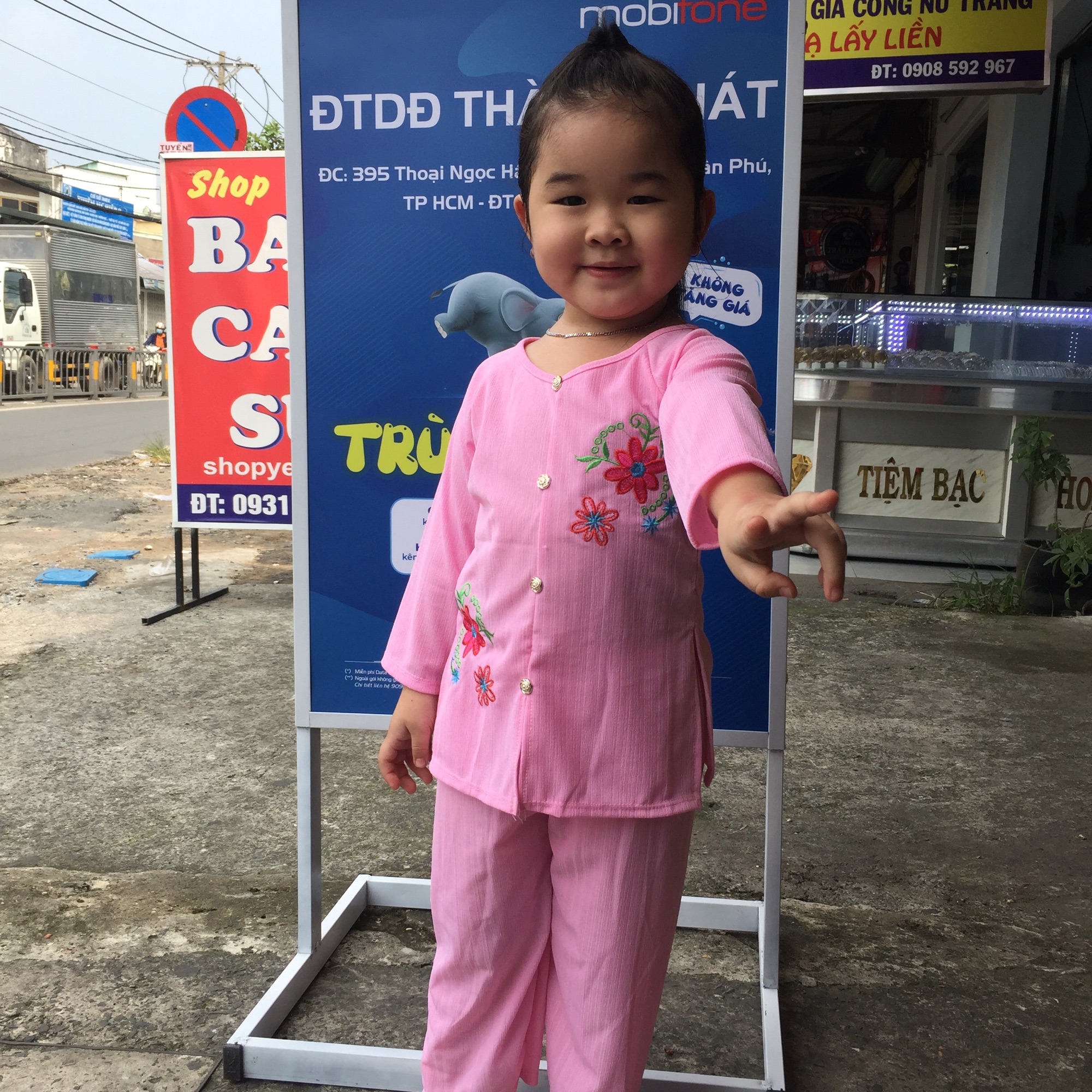 Đồ bộ bà ba bé gái