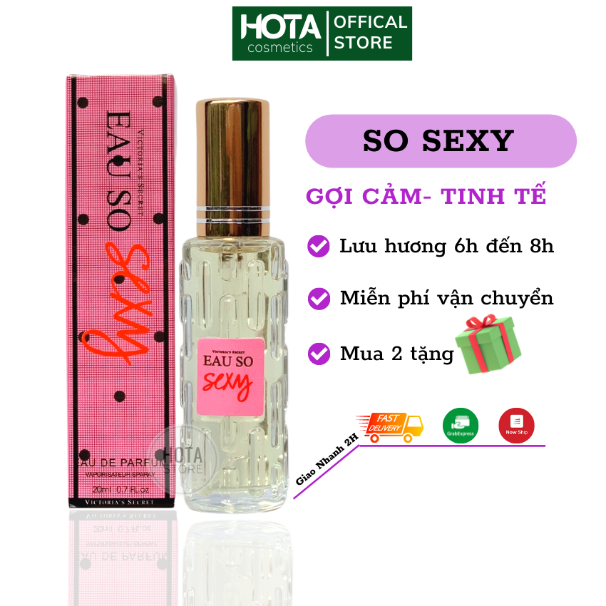 Nước hoa nữ So Sexy mùi tinh tế gợi cảm nước hoa thơm lâu lưu hương 6h-8h dầu thơm dạng xịt 20ml