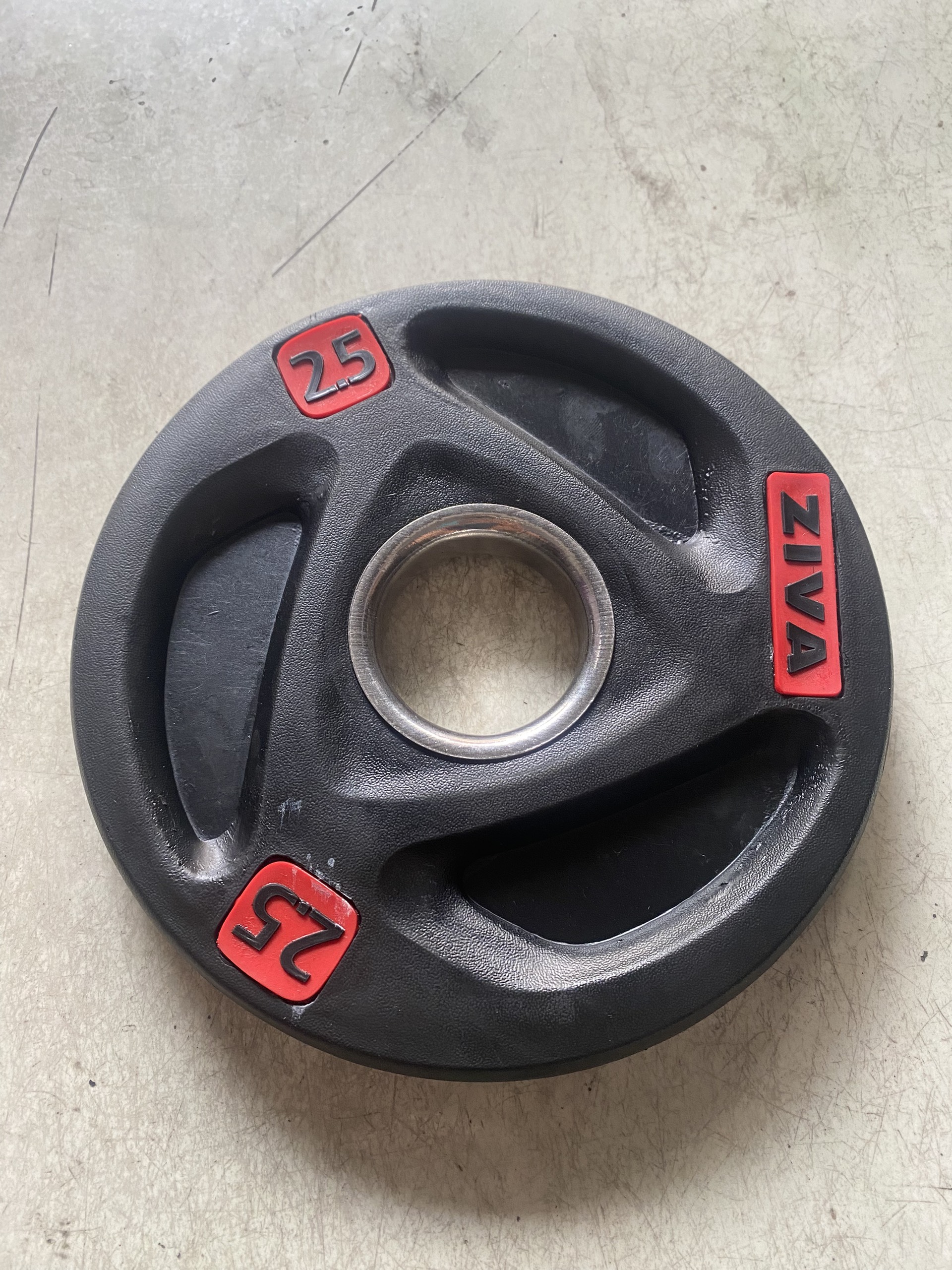 Tạ đĩa bọc cao su, bánh tạ phi 50 ziva 2.5kg