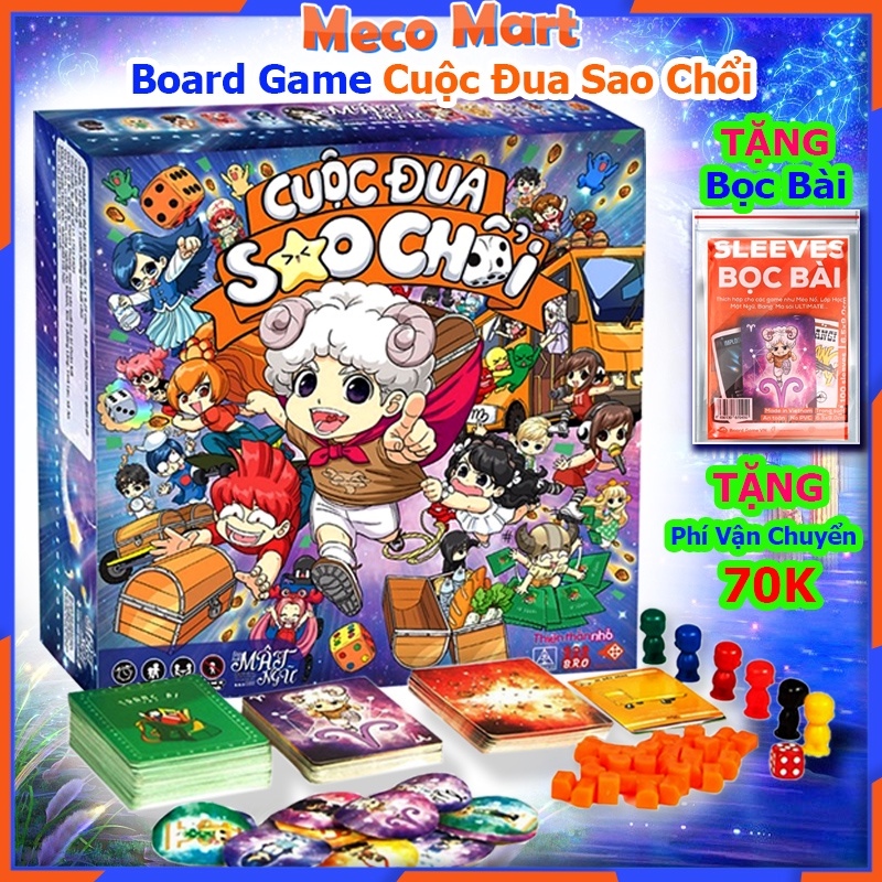 ✹❆ Bộ trò chơi Cuộc Đua Sao Chổi (CHÍNH HÃNG) Dòng Board Game Lớp Học Mật Ngữ 12 Cung Hoàng Đạo Đồ Chơi Trẻ Em MecoMart