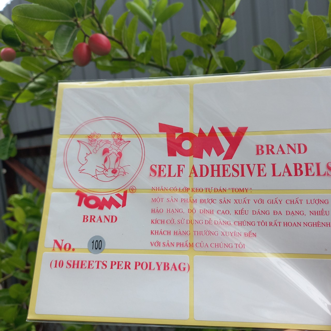 Nhãn có lớp keo tự dán tomy a5 99 100 101 102 103 104 105 106 107 108 109 110 111 112 113 114 115 116 117 118 119 120 121 122 123 124 - giấy decal in mã vạch xấp 1o tờ