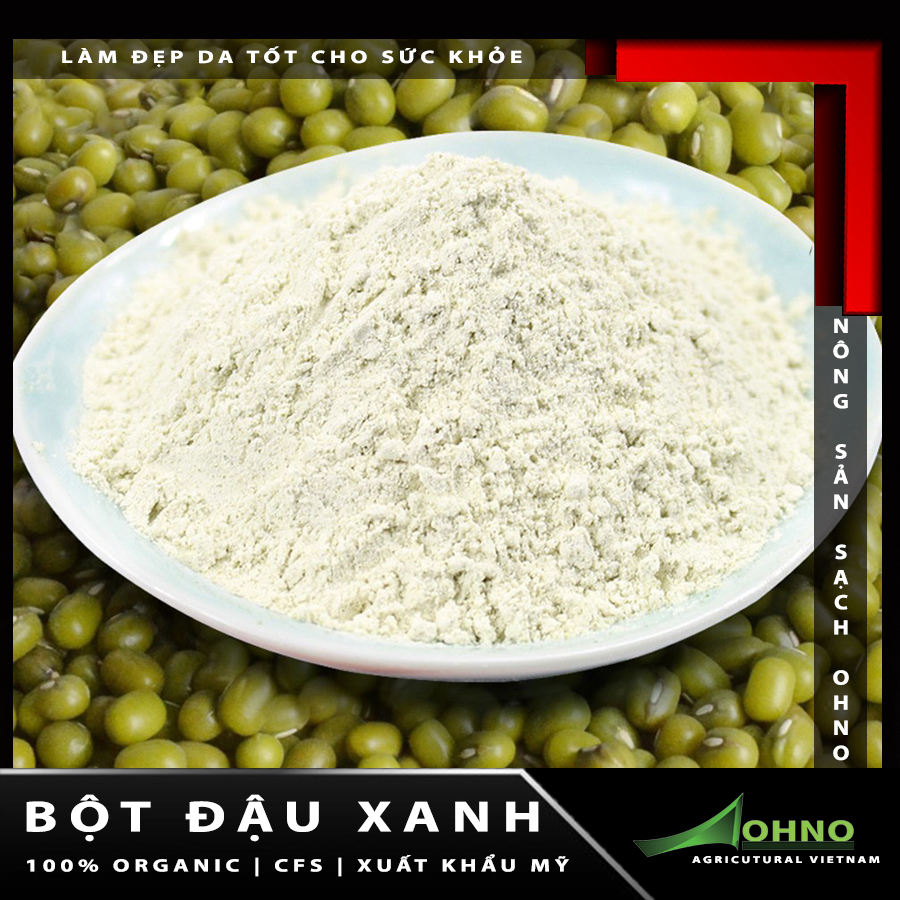 [HCM]100GR BỘT ĐẬU XANH  SẤY KHÔ - OHNO – HÀNG CHUẨN CFS