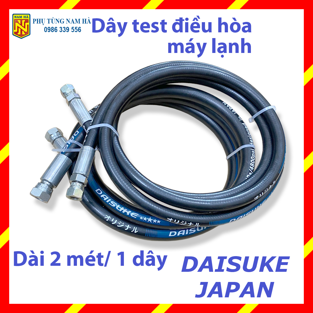 Dây test máy lạnh, Dây thử điều hoà phi 6 phi 10, dây bơm gas điều hòa máy lạnh