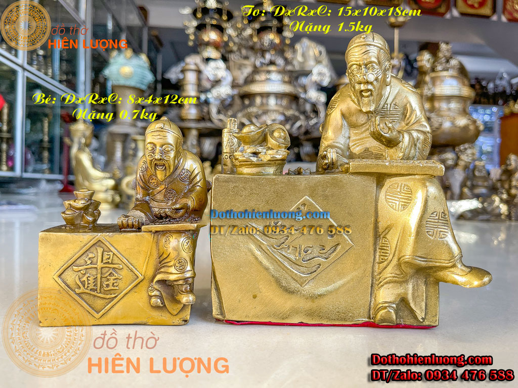 Tượng đồng ông quản gia giữ của - vật phẩm phong thủy chiêu tài tụ lộc