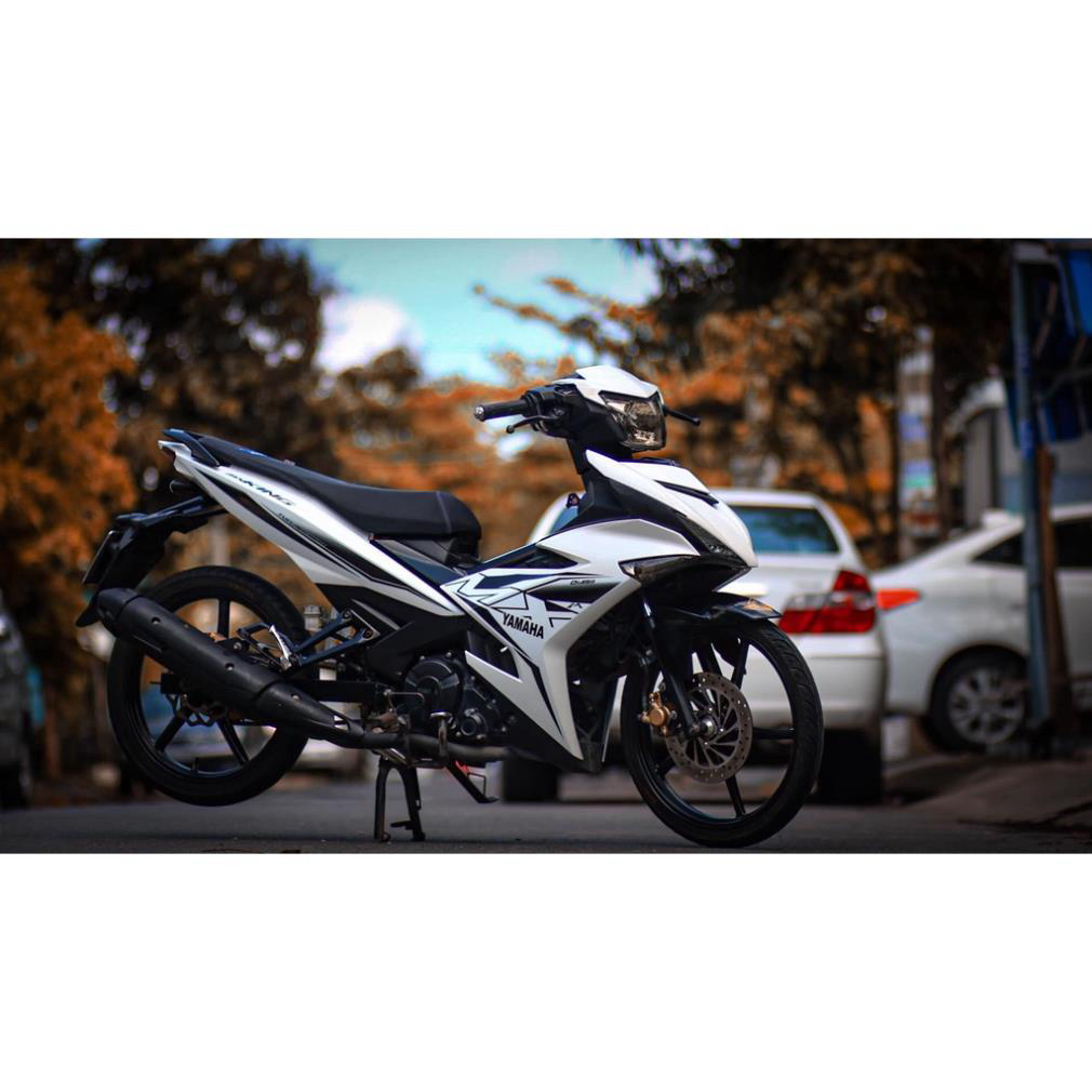 Tem rời Mx king đen cho Exciter 150 trắng
