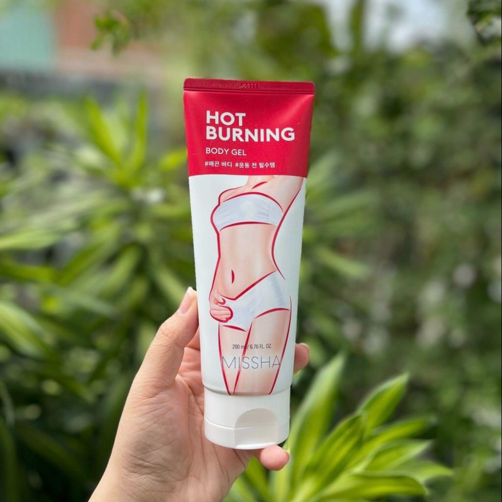 Kem tan mỡ bụng missha hot burning - gel tan mỡ hàn quốc 200ml mẫu mới