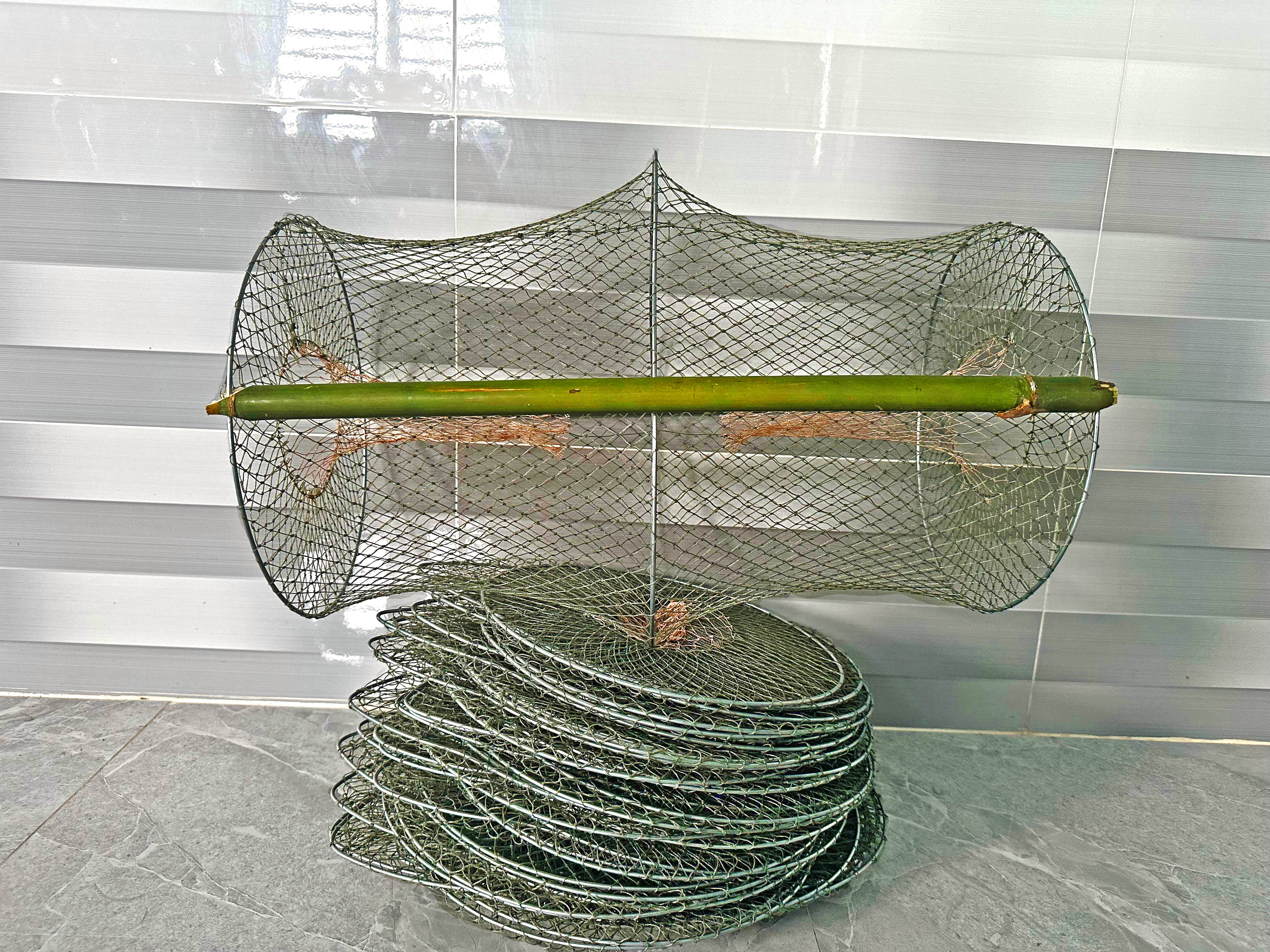 Lờ cá cải tiến vành kẻm 30x52cm